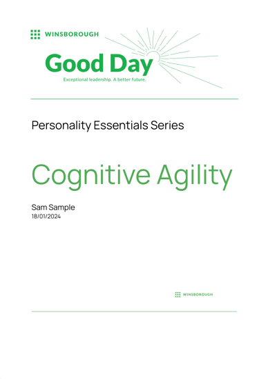 Personality Essentials Congitive Agility