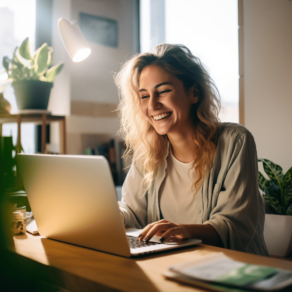 youngta_happy_person_at_home_office_on_laptop_bright_light_mode_e4a816b9-5e07-4763-aa63-ef993c608ea2